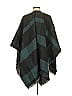 Ann Taylor Factory Plaid Green Poncho One size - photo 2