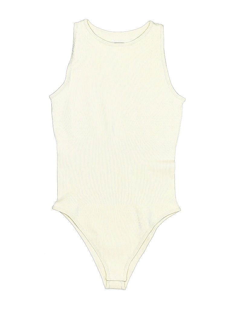 Pre-owned Oqq Bodysuit In White