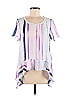 Juicy Couture 100% Polyester Purple Short Sleeve Blouse Size M - photo 1