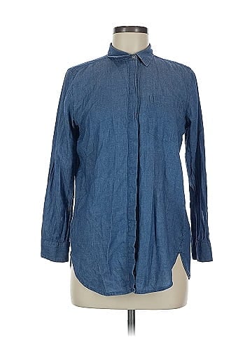 Ann Taylor 3/4 Sleeve Button-Down Shirt (view 1)