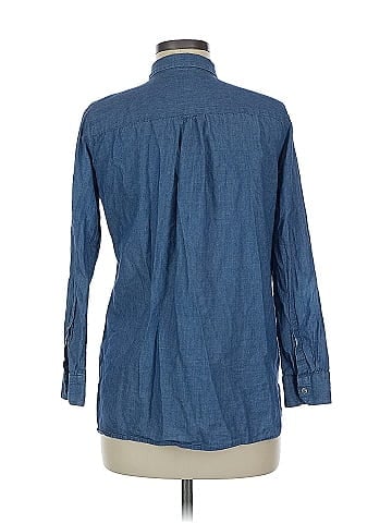 Ann Taylor 3/4 Sleeve Button-Down Shirt (view 2)