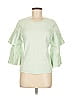Caryn Vallone 100% Cotton Green Sweatshirt Size M - photo 1