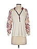 Tiny 100% Rayon Ivory 3/4 Sleeve Blouse Size XS - photo 1