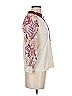 Tiny 100% Rayon Ivory 3/4 Sleeve Blouse Size XS - photo 4
