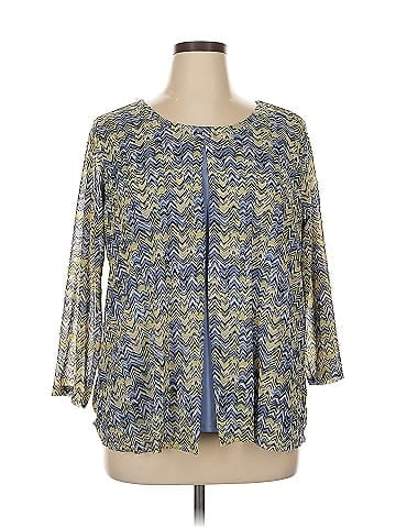 Notations 3/4 Sleeve Blouse (view 1)