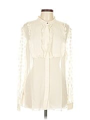 Worth New York Long Sleeve Silk Top