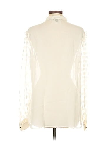 Worth New York Long Sleeve Silk Top (view 2)