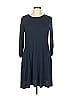 AB Studio Blue Casual Dress Size L - photo 1