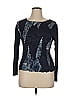 Alberto Makali 100% Polyester Blue Long Sleeve Top Size XL - photo 1