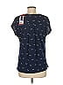 IZOD Polka Dots Blue Short Sleeve T-Shirt Size M - photo 2