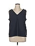 Chelsea28 100% Polyester Blue Gray Sleeveless Blouse Size XL - photo 1