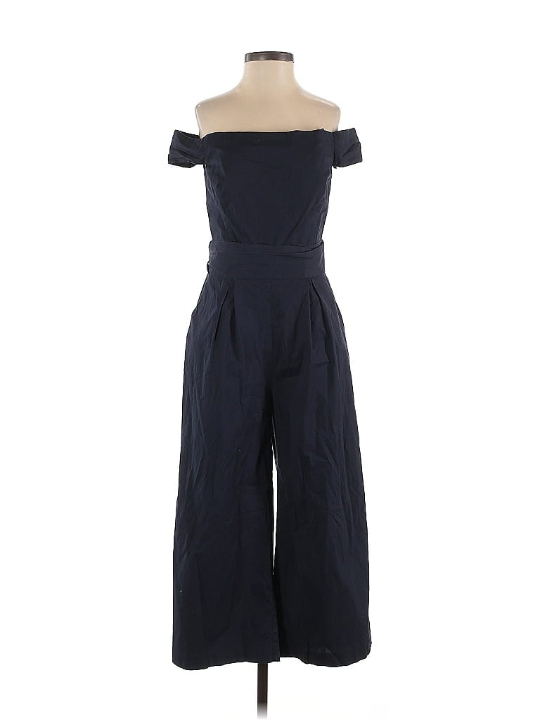 Chelsea28 Solid Blue Jumpsuit Size 0 - photo 1