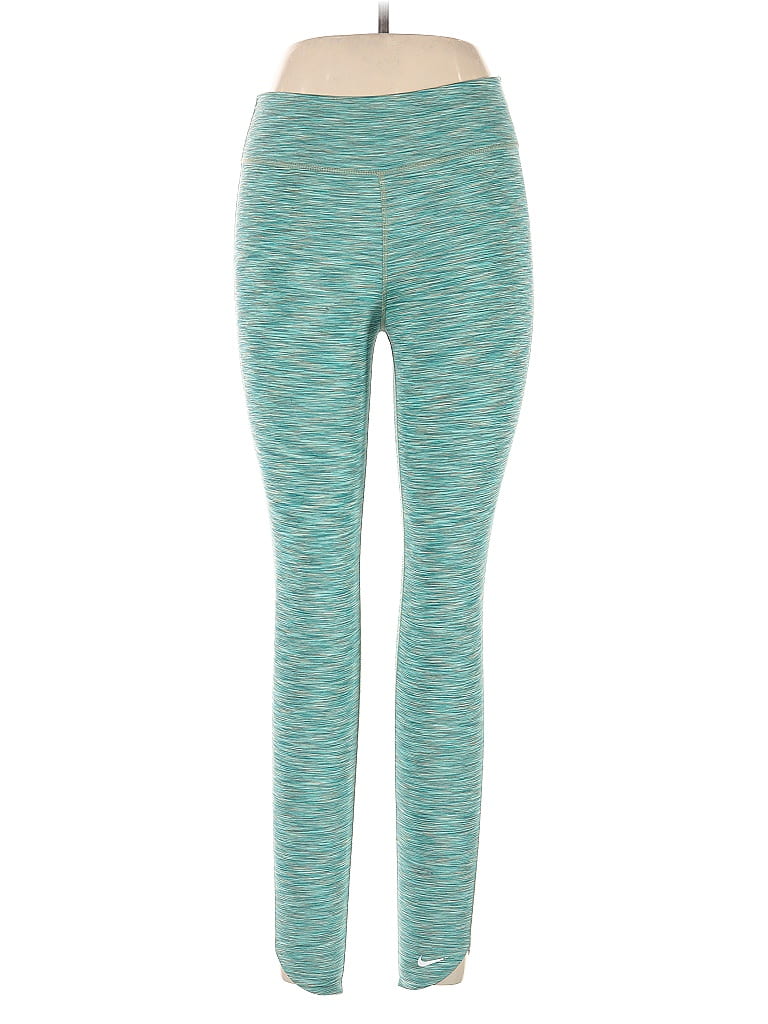 Pre-owned Nike Active Pants In Blue