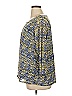 Notations Blue 3/4 Sleeve Blouse Size 1X - photo 5