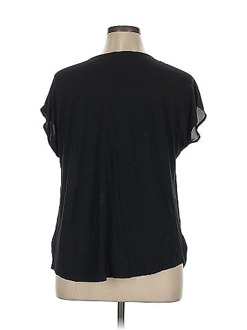 INC International Concepts Short Sleeve Blouse (view 2)