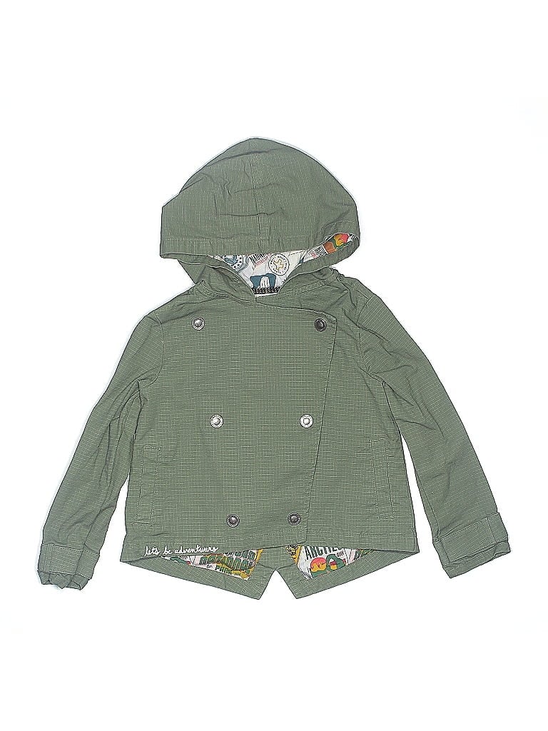 Genuine Kids from Oshkosh Solid Green Jacket Size 5T - photo 1