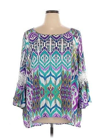 Zac & Rachel 3/4 Sleeve Blouse (view 1)