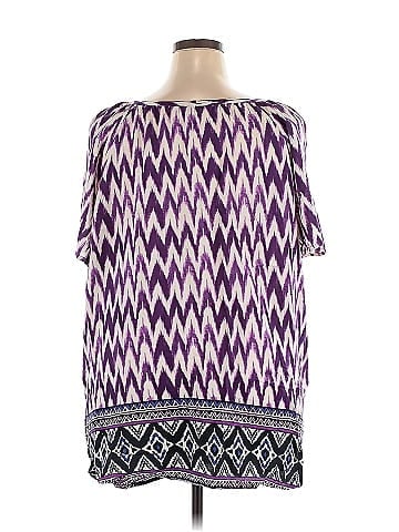 Indigo Short Sleeve Blouse (view 2)