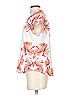 Chico's Floral White Short Sleeve Blouse Size S - photo 5