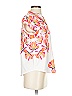 Chico's Floral White Short Sleeve Blouse Size S - photo 4