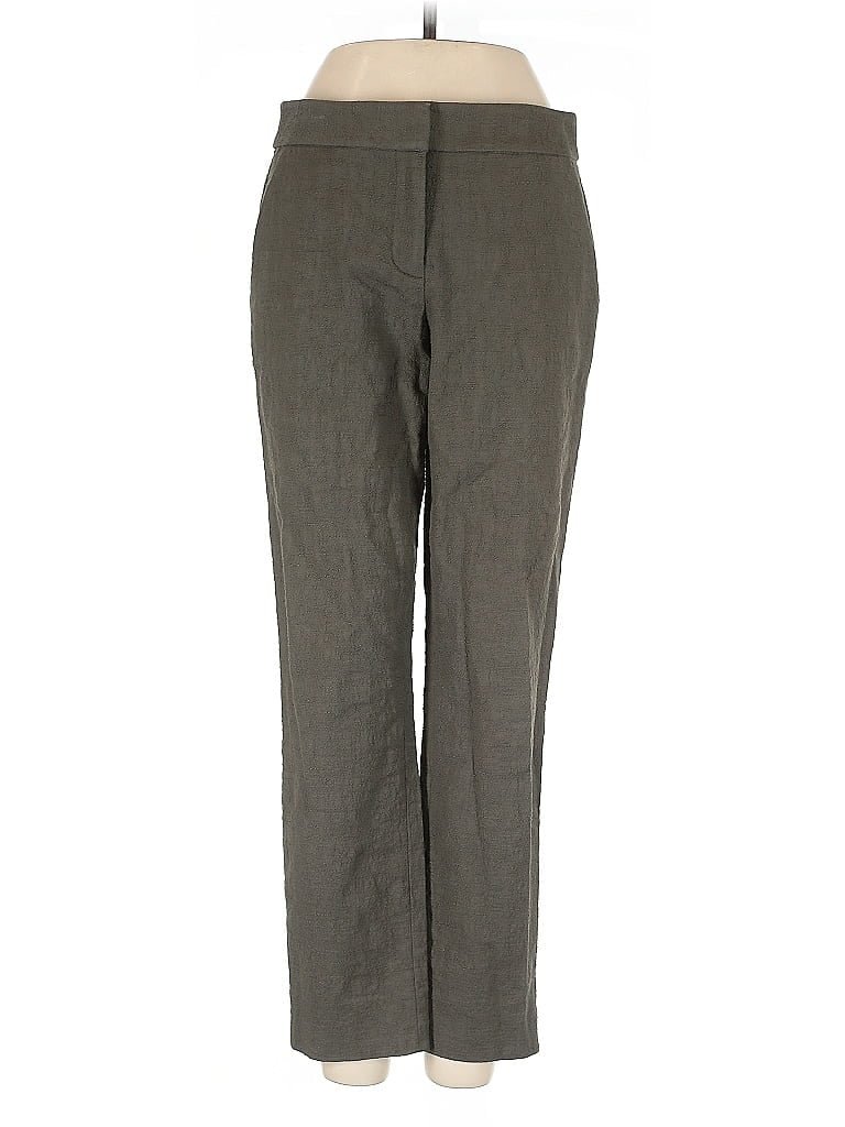 Pre-owned Diane Von Furstenberg Dress Pants In Gray