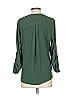 IMAN 100% Polyester Green 3/4 Sleeve Blouse Size S - photo 2