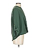 IMAN 100% Polyester Green 3/4 Sleeve Blouse Size S - photo 4