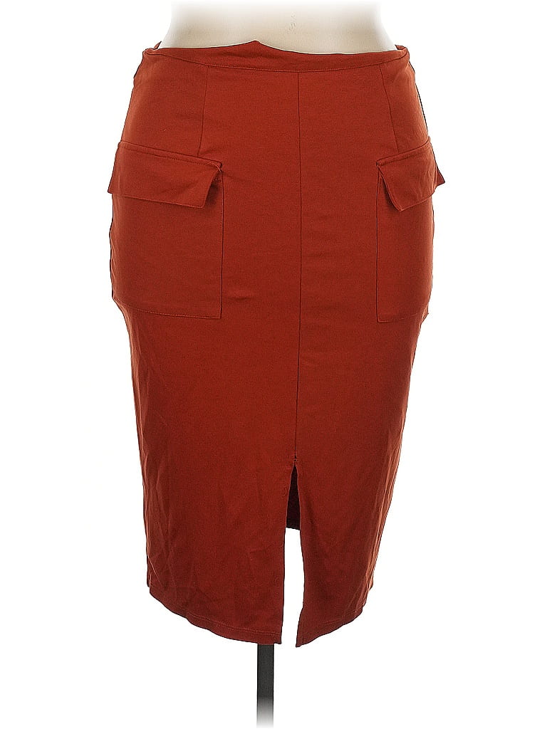 Pre-owned Asos Design Casual Skirt In Orange