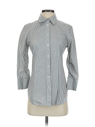 Elizabeth and James 3/4 Sleeve Button-Down Shirt (view 1)