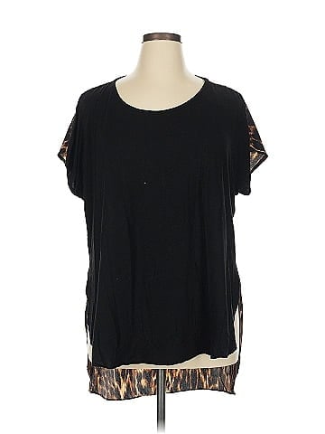 Black Label by Chico's Short Sleeve Top (view 1)