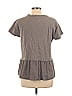 Dylan 100% Cotton Gray Short Sleeve Top Size L - photo 2
