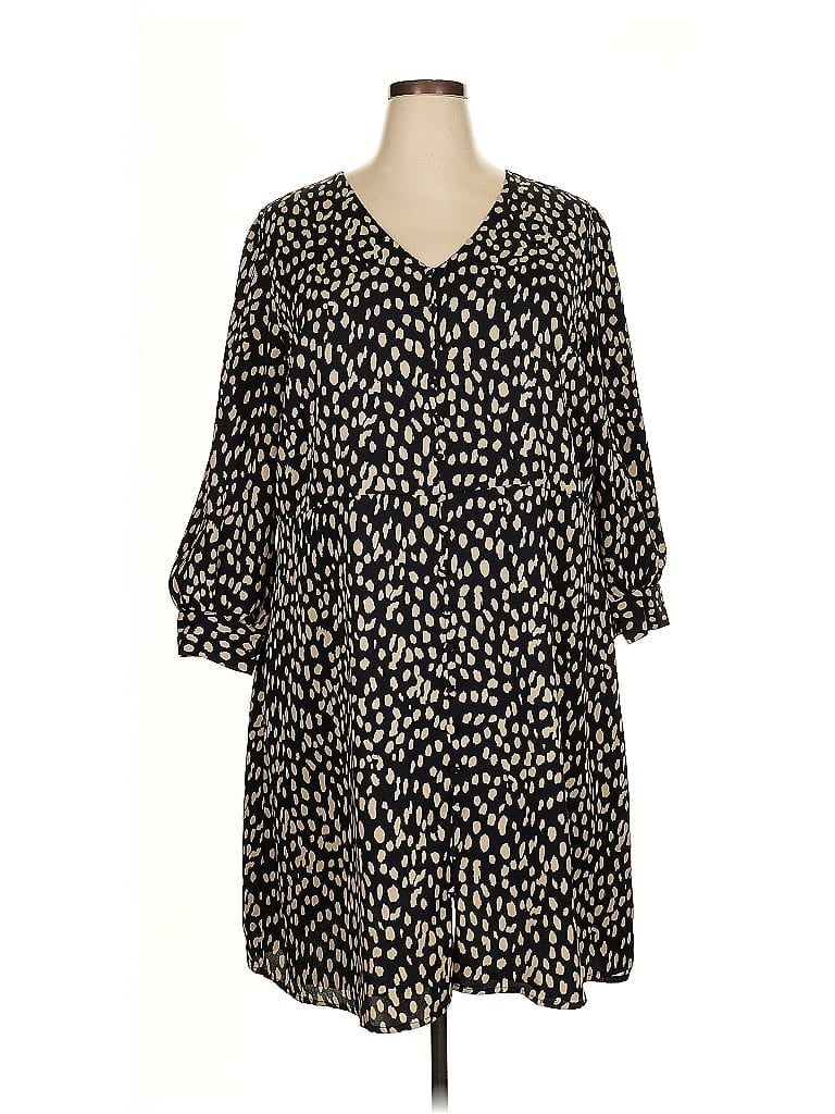 Pre-owned Vince Camuto Casual Dress In Black