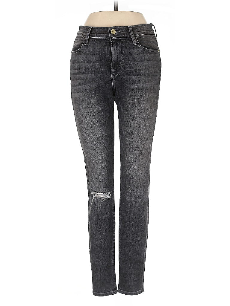 FRAME Denim Hearts Gray Jeans Size 24 waist - photo 1