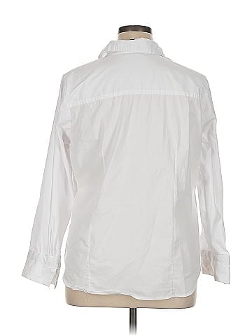 Ashley Stewart Long Sleeve Button-Down Shirt (view 2)