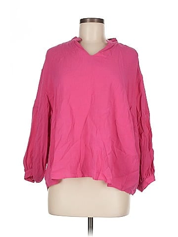 Easel 3/4 Sleeve Blouse (view 1)
