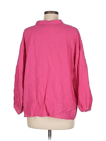Easel 3/4 Sleeve Blouse (view 2)