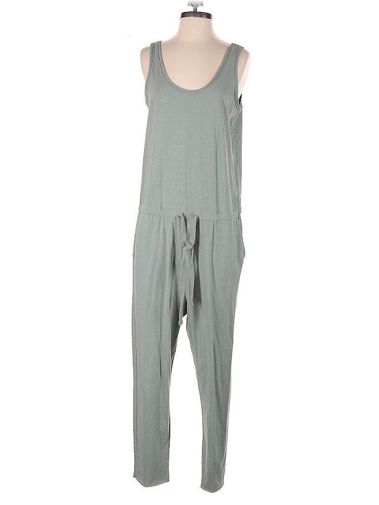 Frank & Eileen Solid Gray Jumpsuit Size M - photo 1