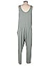 Frank & Eileen Solid Gray Jumpsuit Size M - photo 2