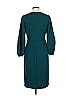 Donna Morgan Solid Teal Casual Dress Size 6 - photo 2