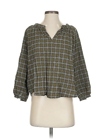 The Great. 3/4 Sleeve Blouse (view 1)