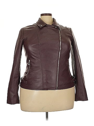 a.n.a. A New Approach Faux Leather Jacket (view 1)