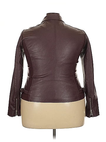 a.n.a. A New Approach Faux Leather Jacket (view 2)