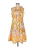 Hale Bob 100% Cotton Paisley Yellow Casual Dress Size M - photo 1