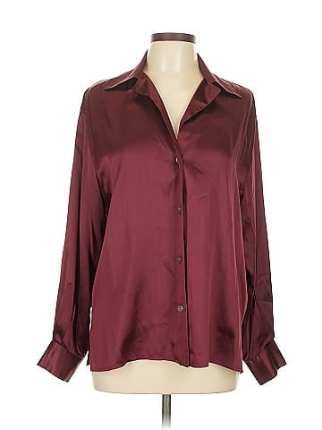 Linda Allard Ellen Tracy Long Sleeve Silk Top (view 1)