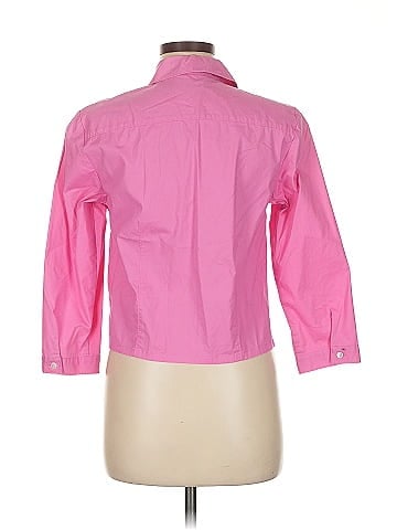 Ann Taylor 3/4 Sleeve Button-Down Shirt (view 2)