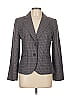 Chadwicks Houndstooth Gray Blazer Size 10 - photo 1