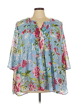 Roaman's 3/4 Sleeve Blouse