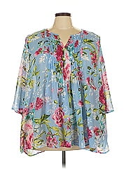 Roaman's 3/4 Sleeve Blouse