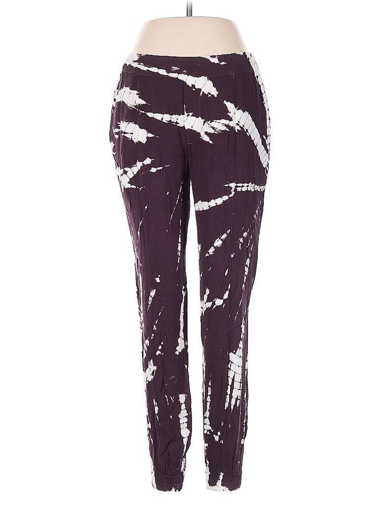 Young Fabulous & Broke Tie-dye Purple Casual Pants Size XS - photo 1