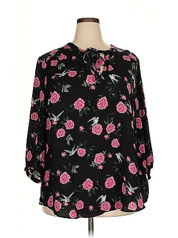 Torrid 3/4 Sleeve Blouse (view 1)